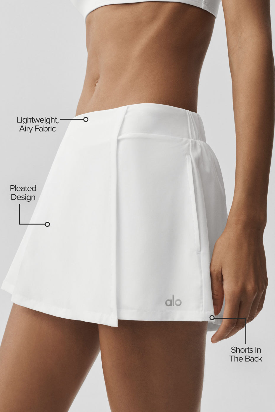 Jupe-Short Unmatched - Blanc