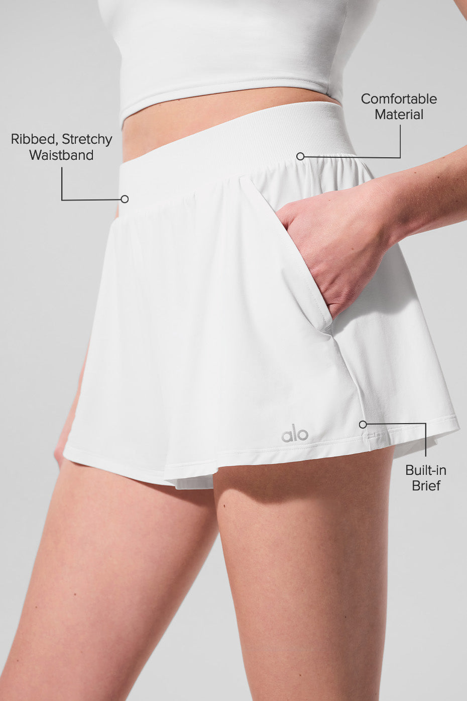 Short Breezy - Blanc