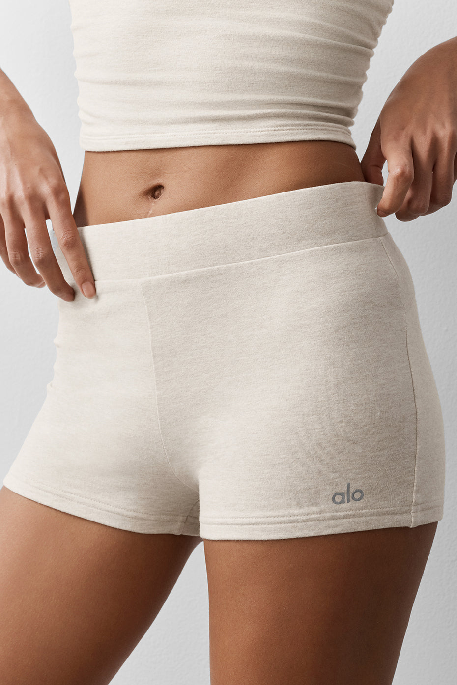 Short Micro Sway My Way - Oatmeal Heather
