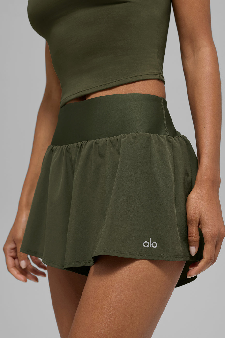 Short De Course Victory - Green Olive