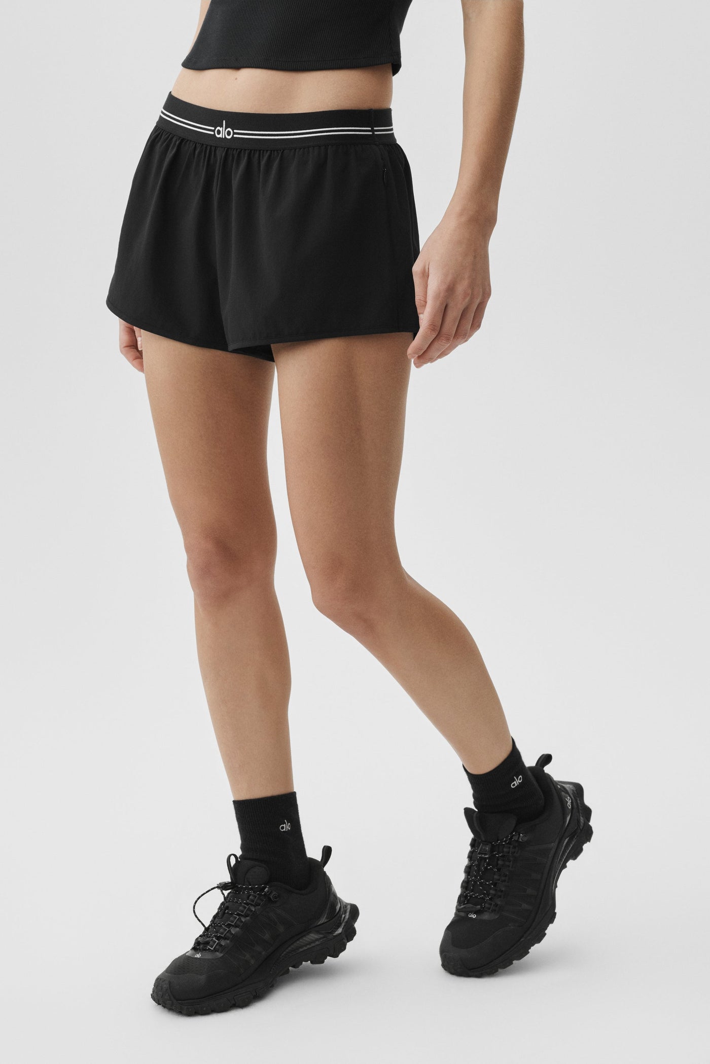 Short de course Full Stride Micro - Noir