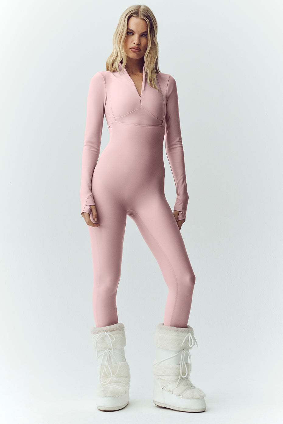 Salopette Airlift Winter Warm Ski Time - Pink Champagne