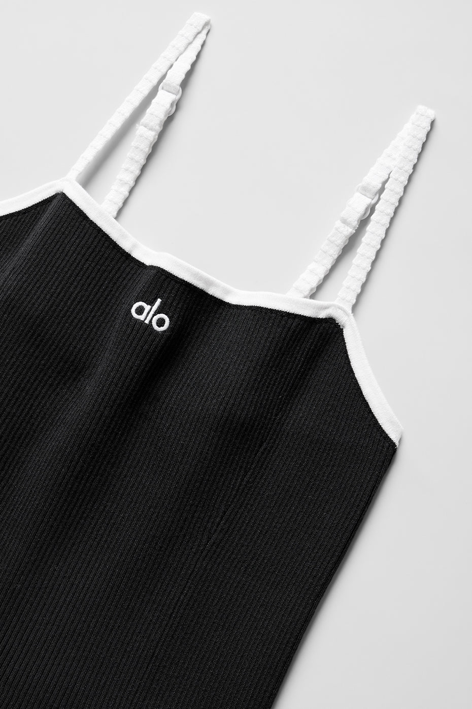 Robe En Maille Côtelée Highline - Noir/Blanc