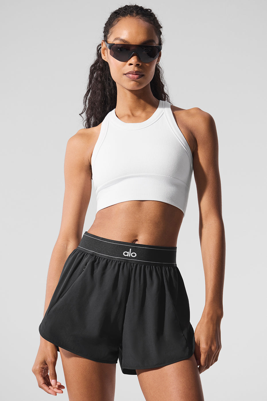 Brassière À Encolure Haute Sans Coutures Delight - Blanc