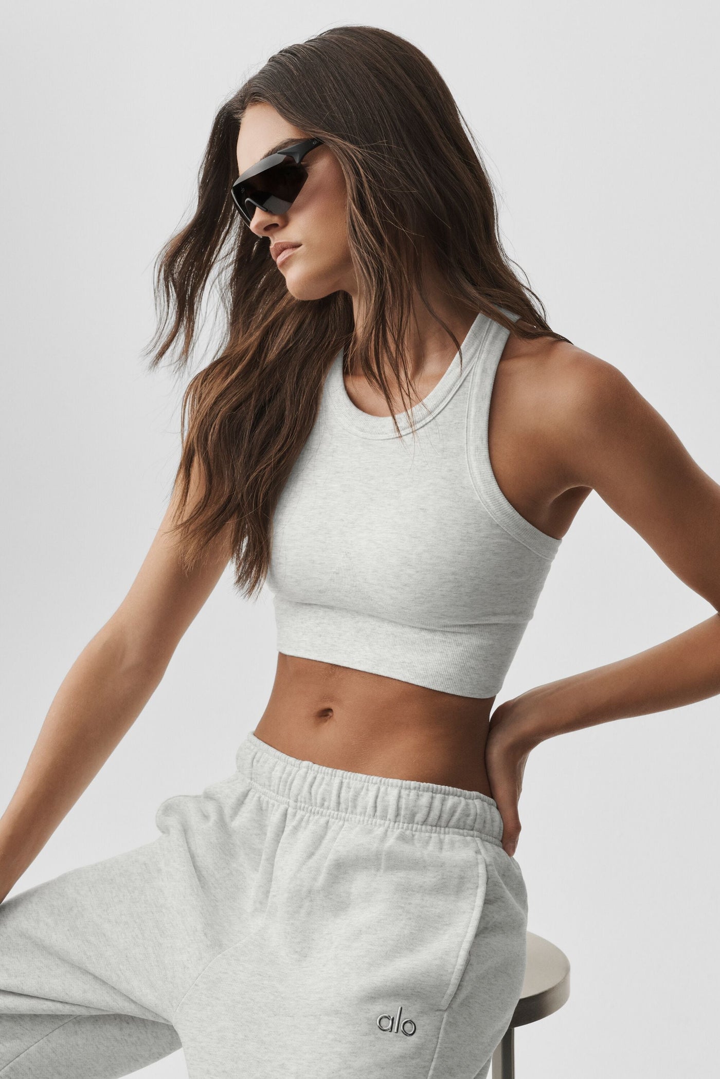 Brassière À Encolure Haute Sans Coutures Delight - White Heather