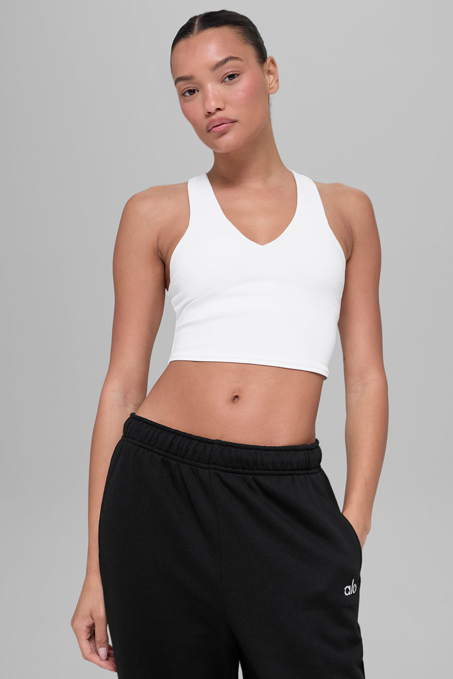 Débardeur Brassière Airbrush Real - Blanc