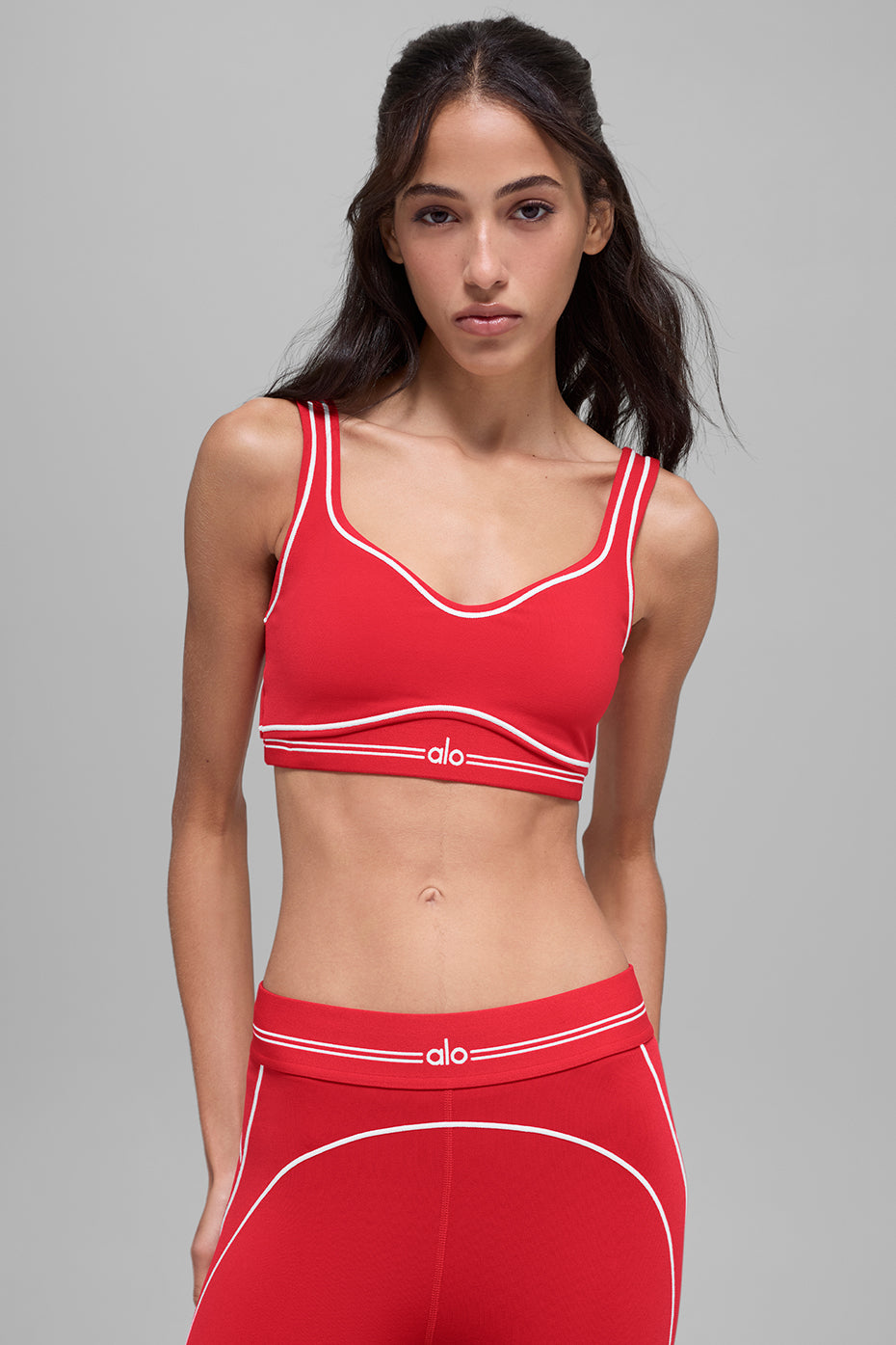 Brassière Airbrush Heart Throb - Bright Red/Blanc