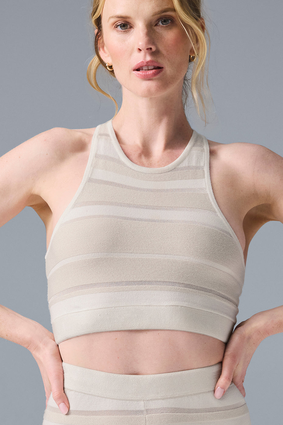 Brassière En Maille Sport Play - Ivory/Alabaster
