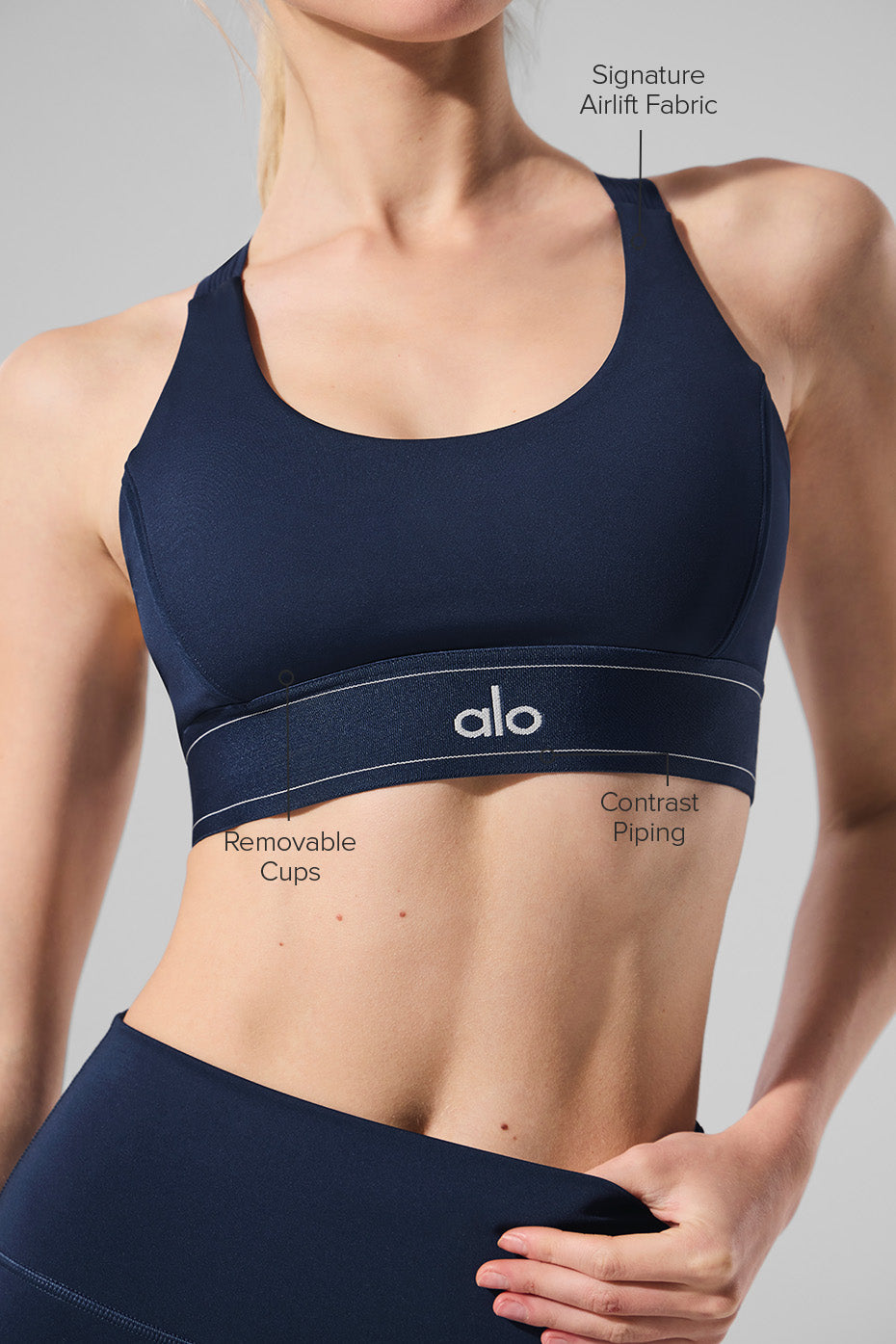 Brassière Airlift Suit Up - Navy/Navy