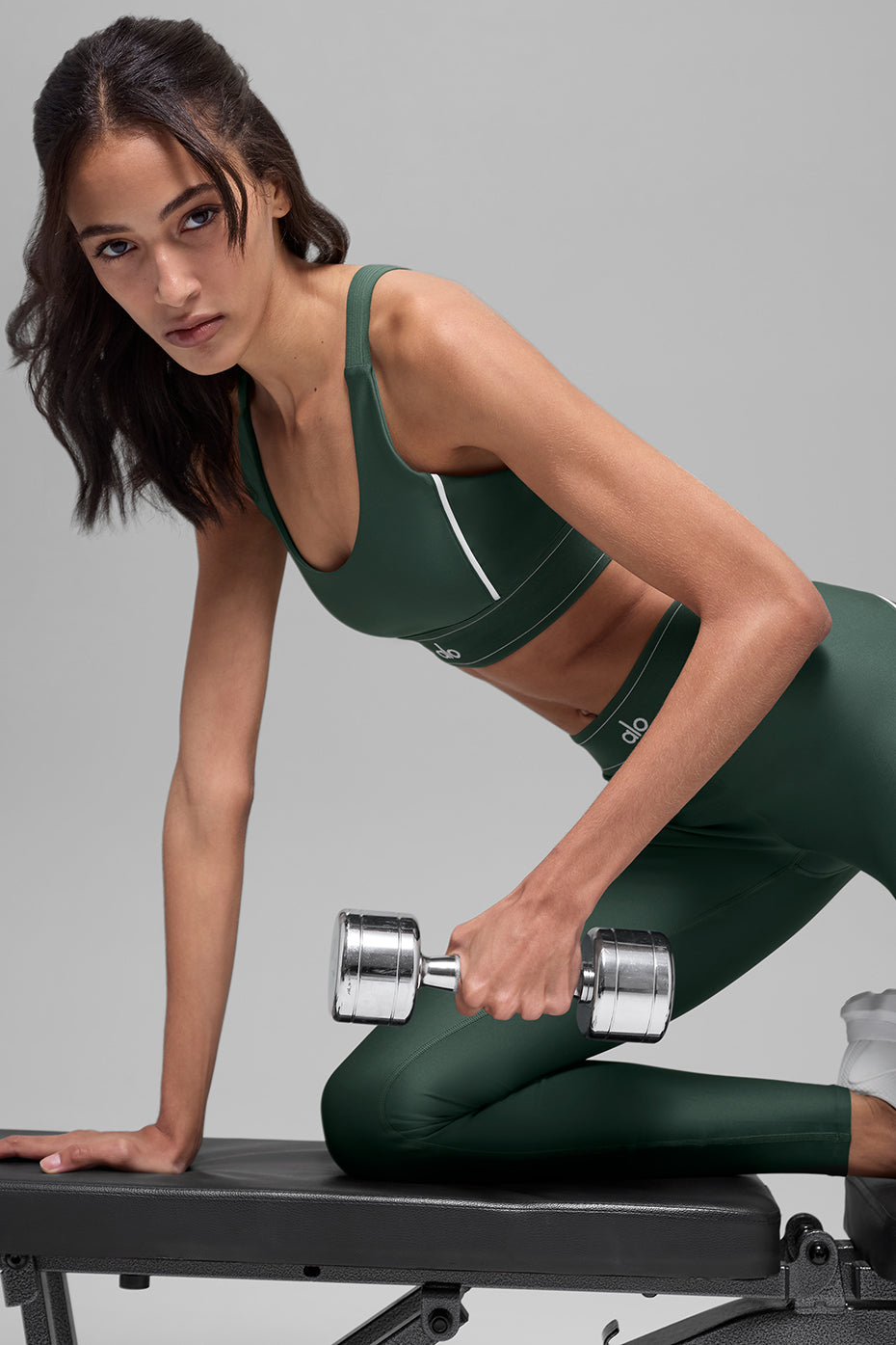 Brassière Airlift Suit Up - Clover Green/Blanc