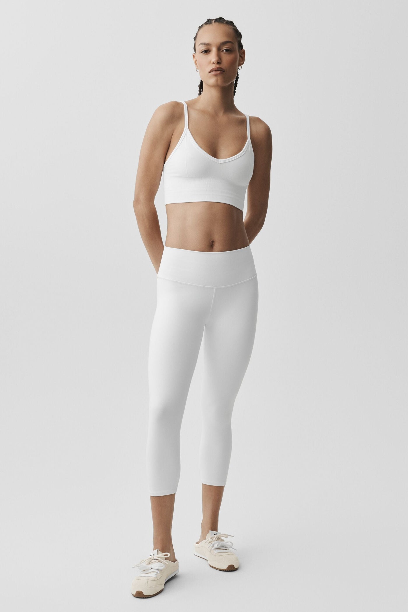 Brassière Côtelée Sans Coutures Modal Delight - Blanc