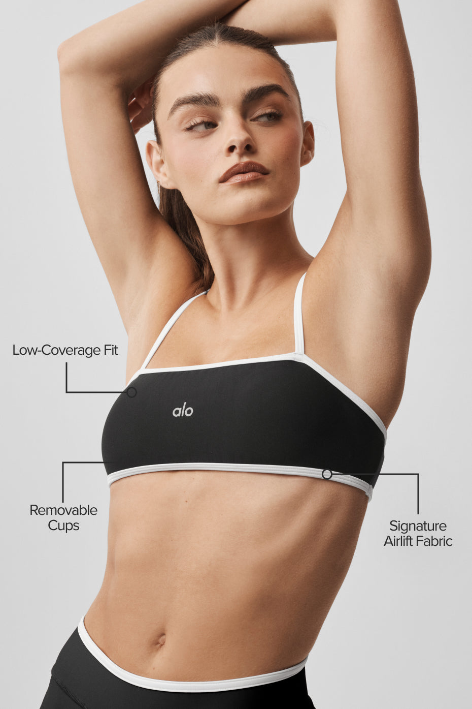 Brassière Airlift Charger - Noir/Blanc