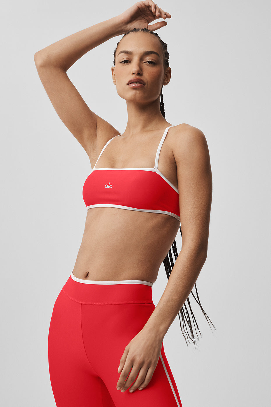 Brassière Airlift Charger - Bright Red/Blanc