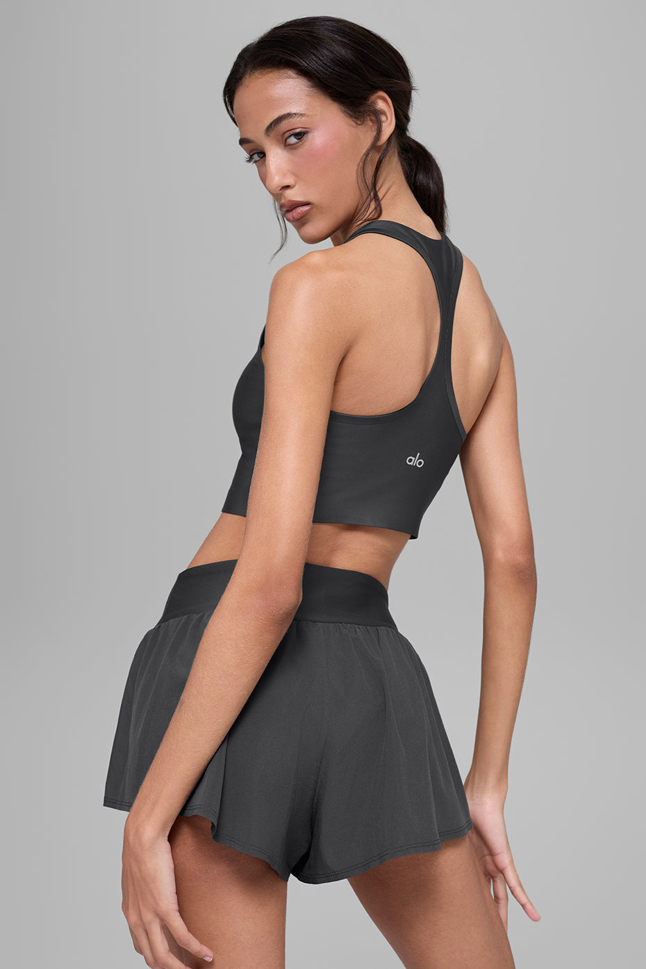 Débardeur Brassière Airlift Super Sleek - Anthracite