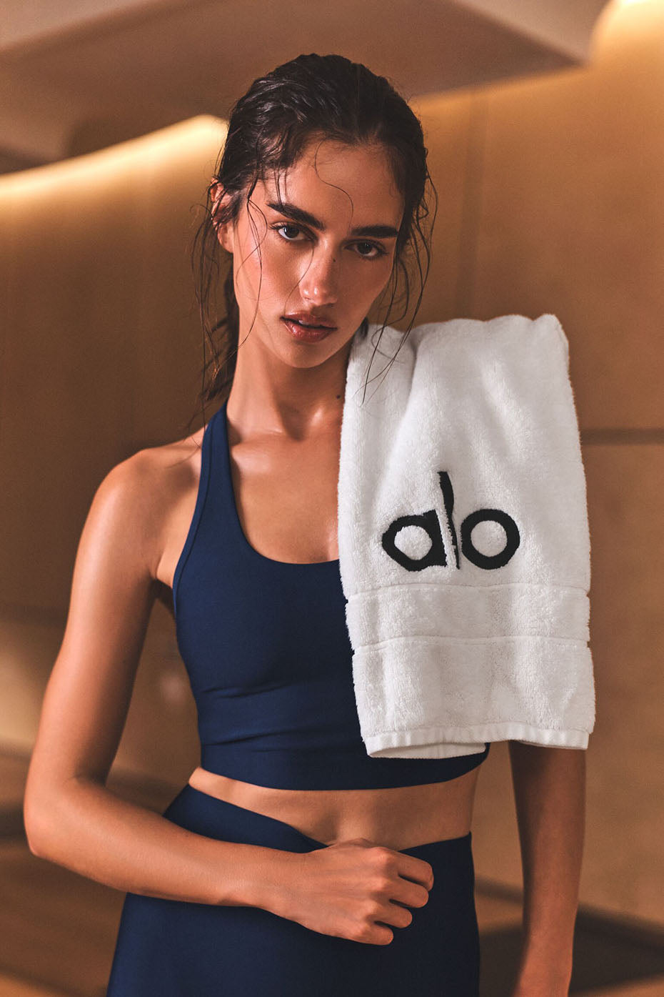 Débardeur Brassière Airlift Super Sleek - Navy
