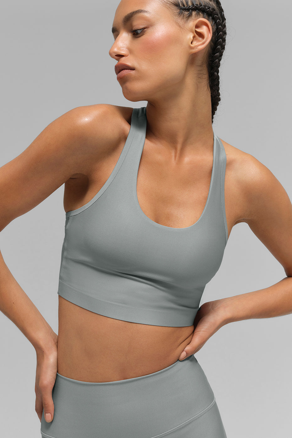 Débardeur Brassière Airlift Super Sleek - Lunar Grey