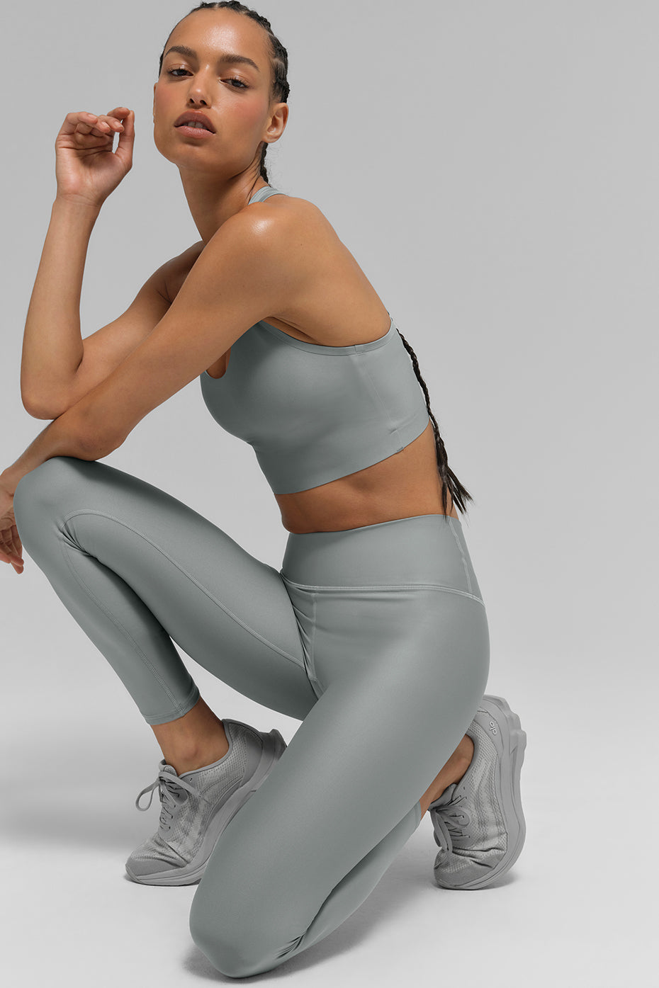 Débardeur Brassière Airlift Super Sleek - Lunar Grey