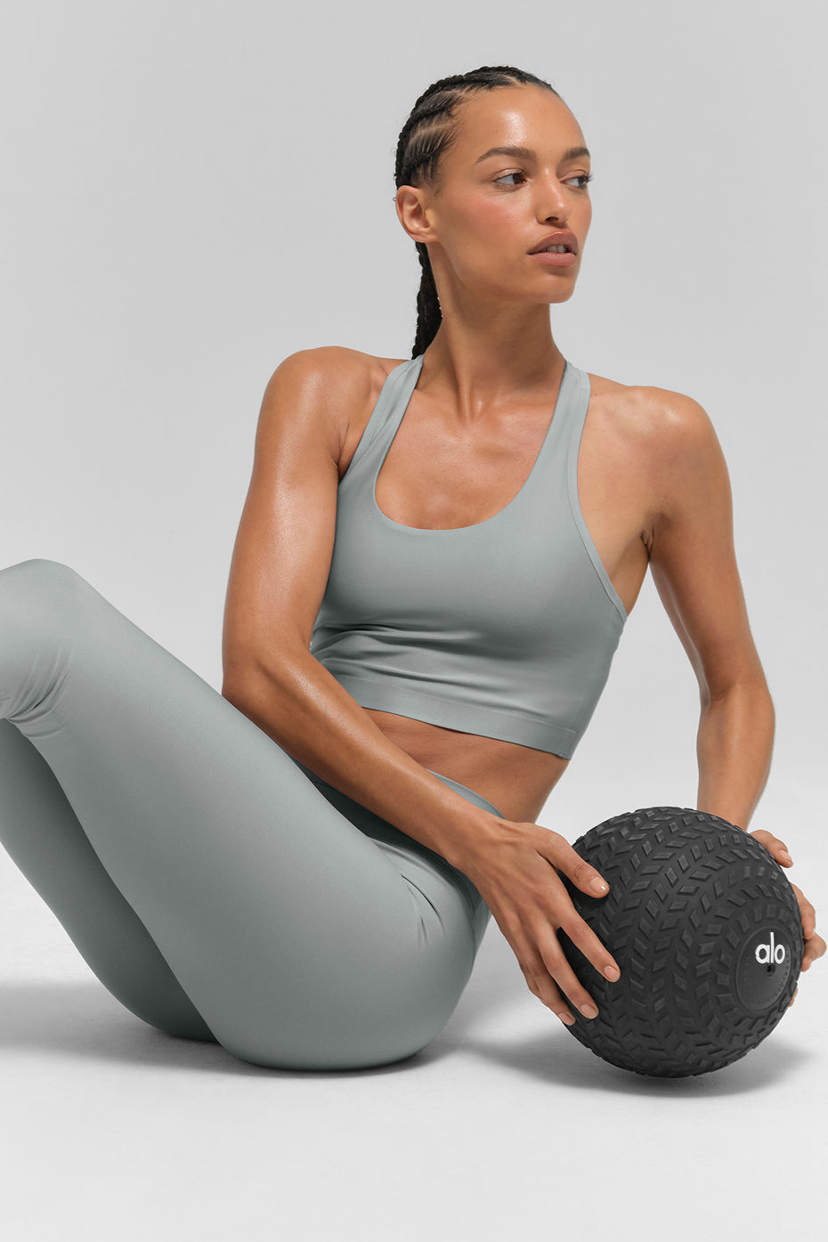 Débardeur Brassière Airlift Super Sleek - Lunar Grey