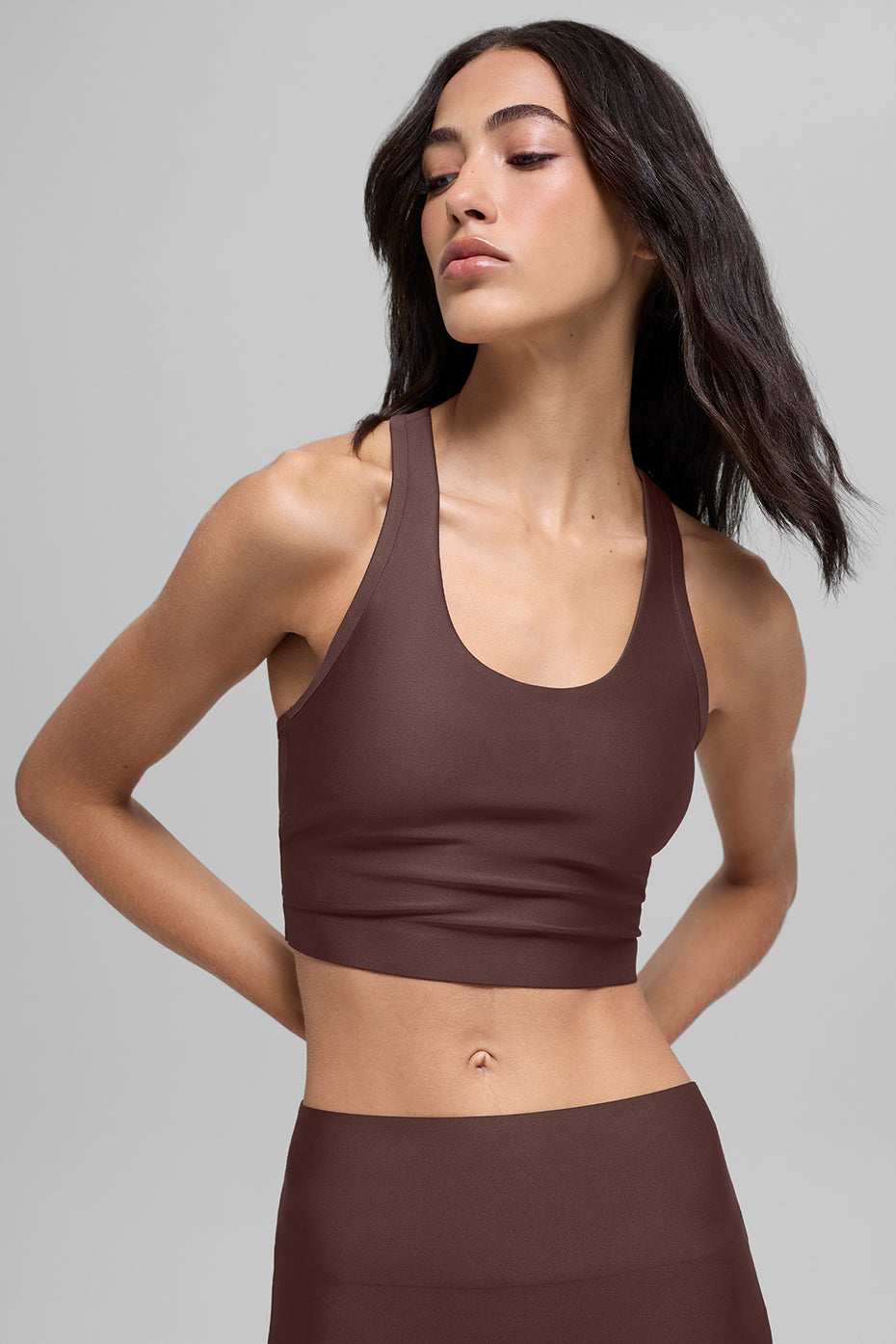 Débardeur Brassière Airlift Super Sleek - Brownstone