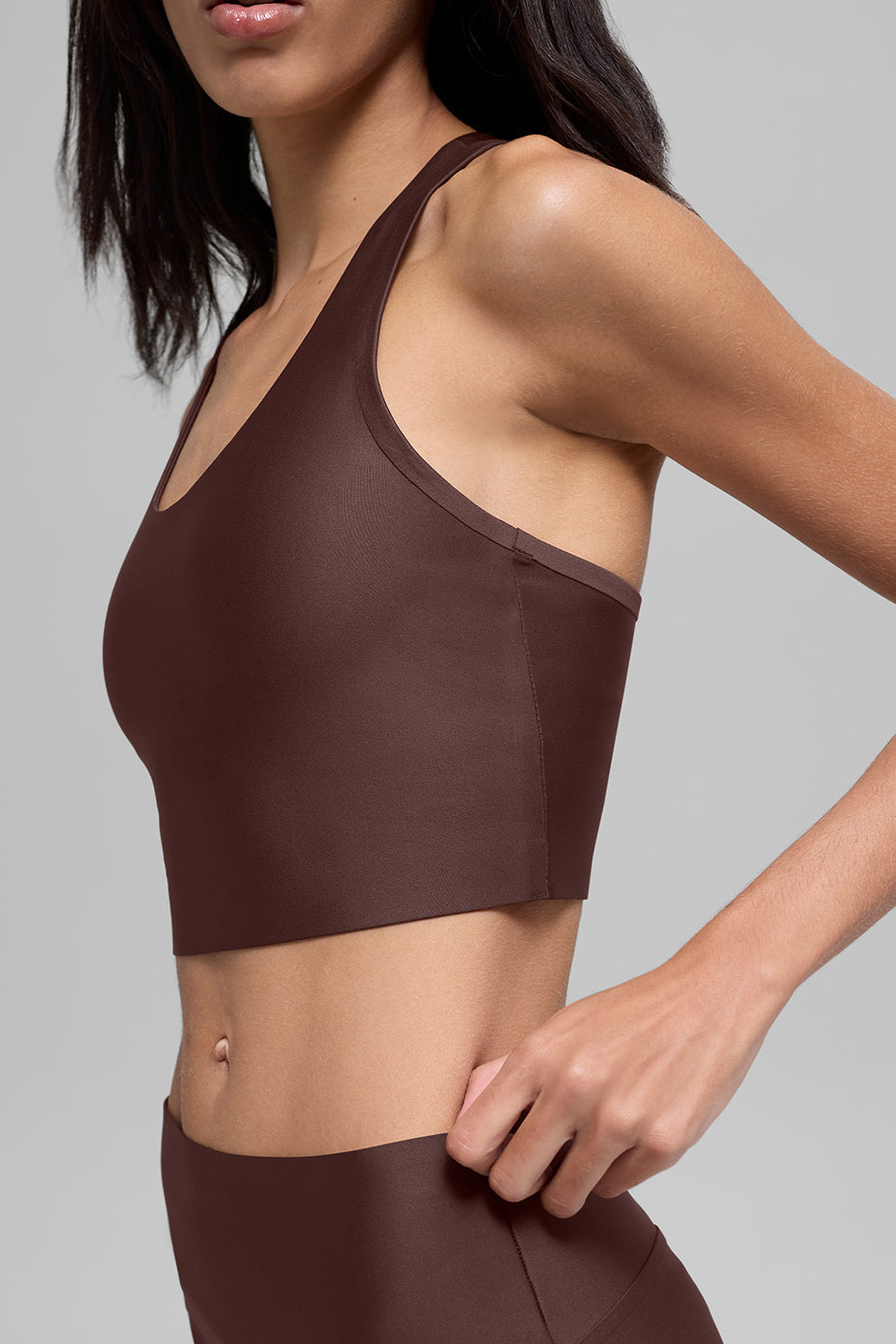 Débardeur Brassière Airlift Super Sleek - Brownstone