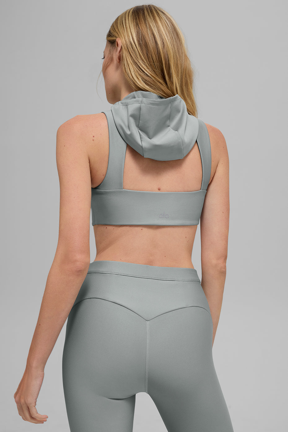 Brassière À Capuche Airlift Light Speed - Lunar Grey