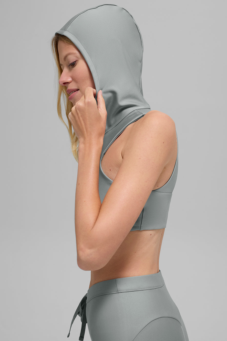 Brassière À Capuche Airlift Light Speed - Lunar Grey
