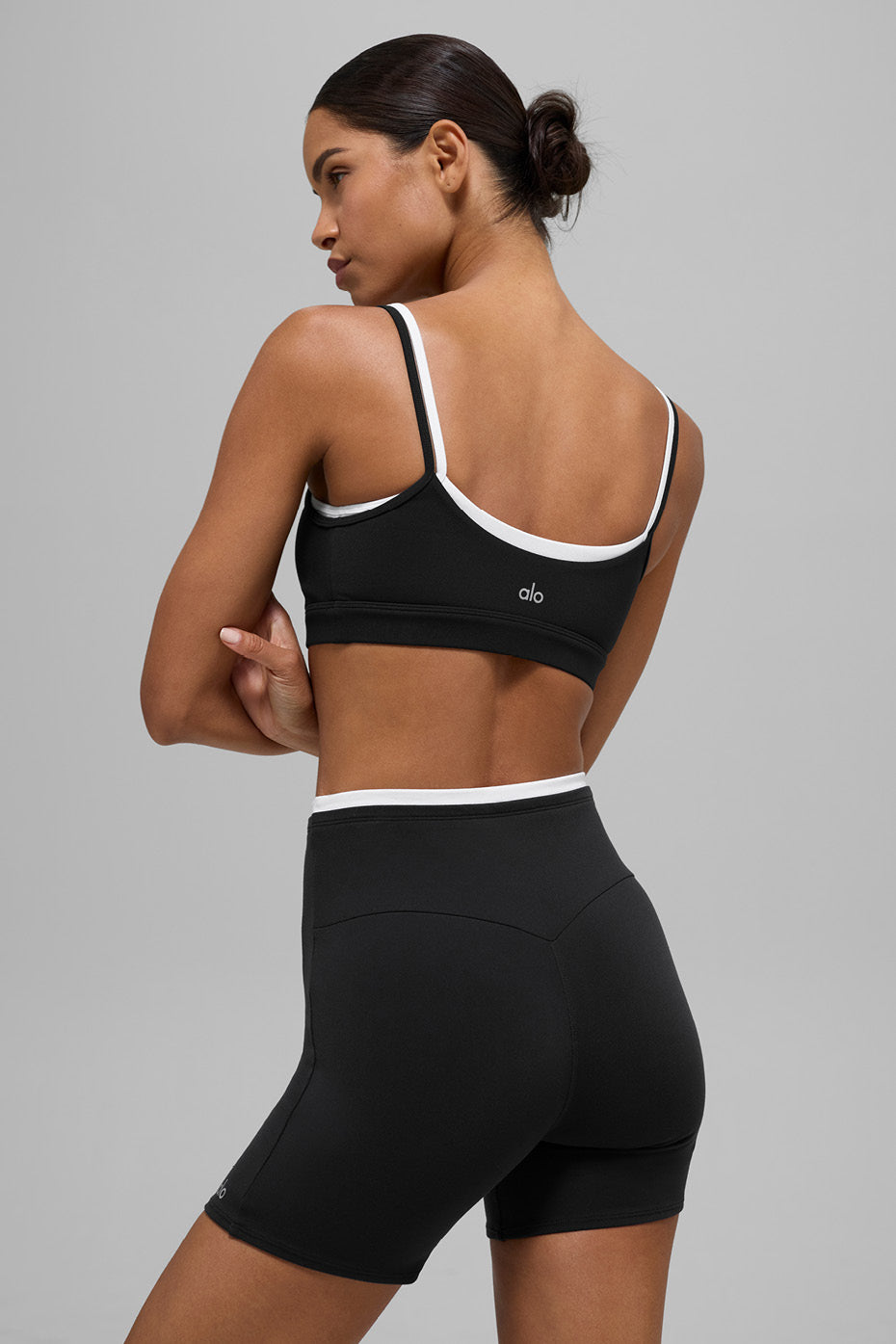 Brassière Airbrush Double Up - Noir/Blanc