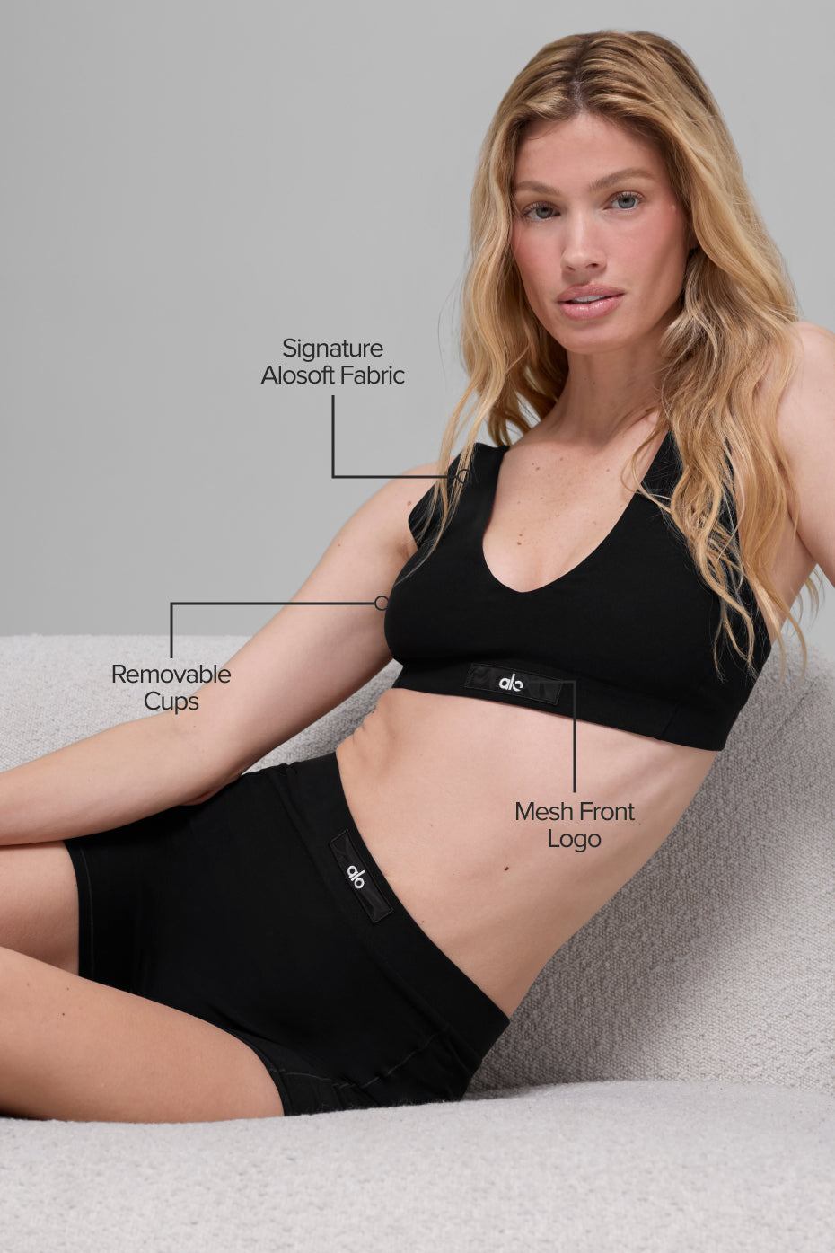 Brassière Alosoft Sincere - Noir