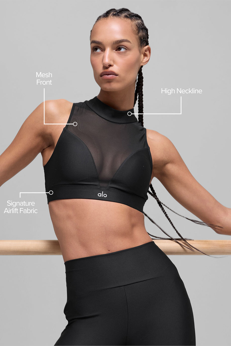 Brassière Airlift Mesh Infatuation - Noir