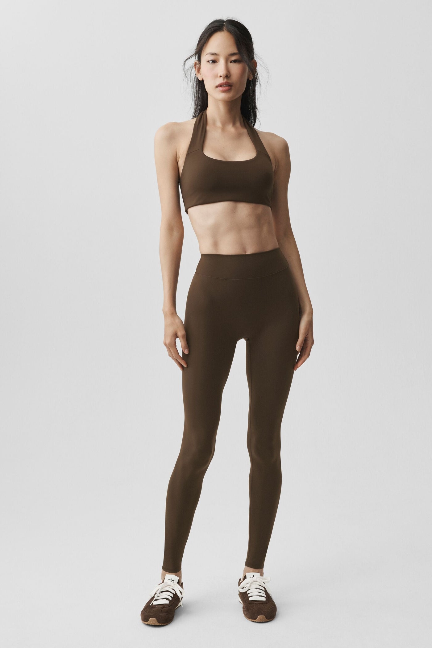 Brassière Dos Nu ALO Softsculpt Feel The Heat - Espresso