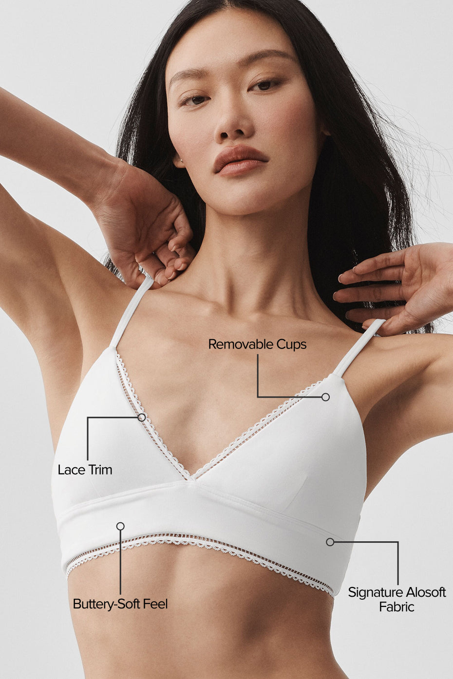 Brassière Alosoft Affection - Blanc