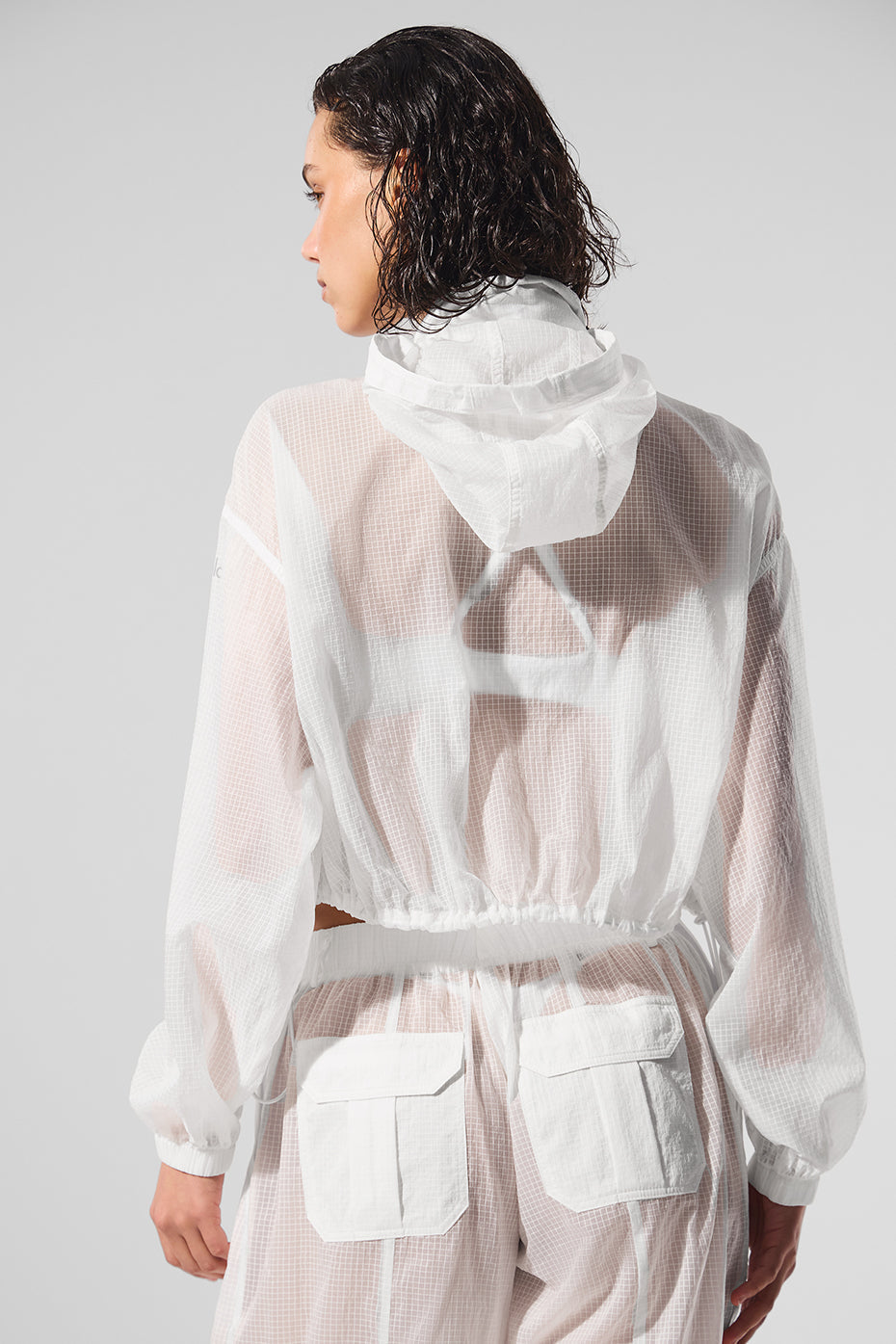 Veste Courte Zippée Game Time - Blanc