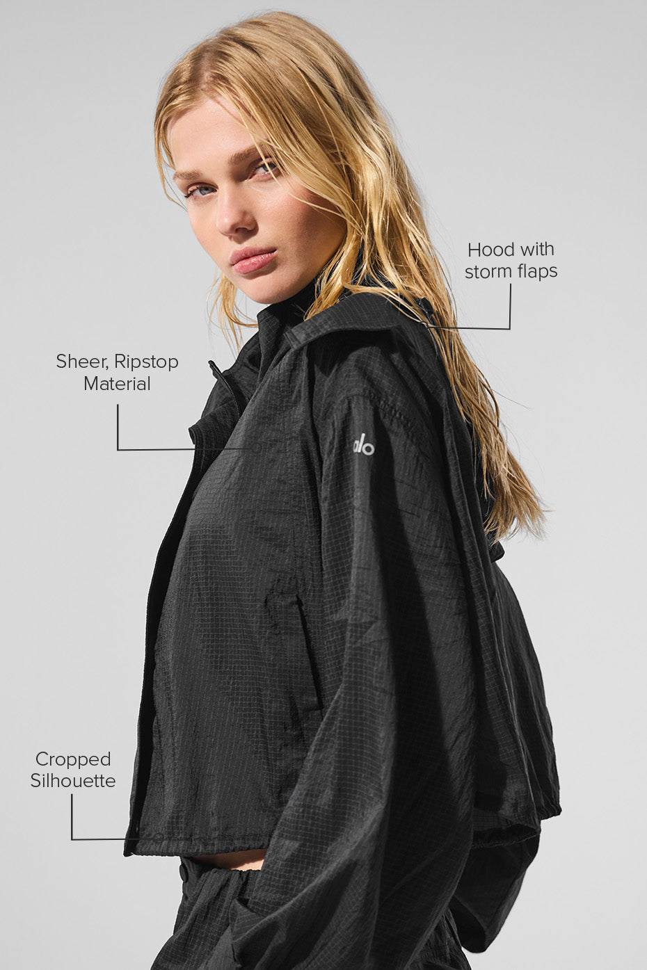 Veste Courte Zippée Game Time - Noir
