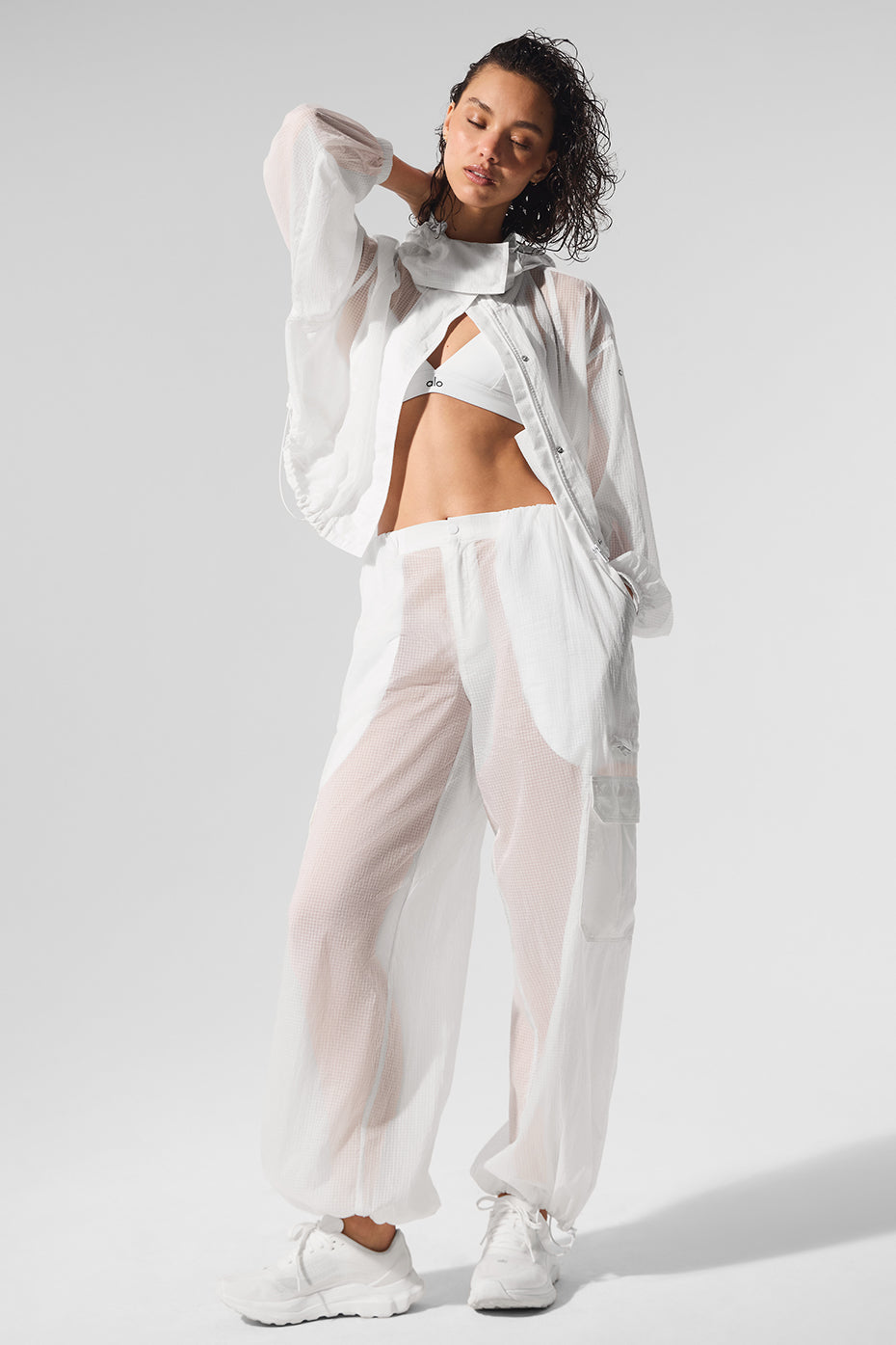 Pantalon De Jogging Large Game Time Sheer - Blanc